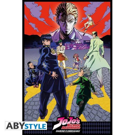 Abystyle Poster - Gerollt und mit Folie versehen - Jojo's Bizarre Adventure - Diamond  