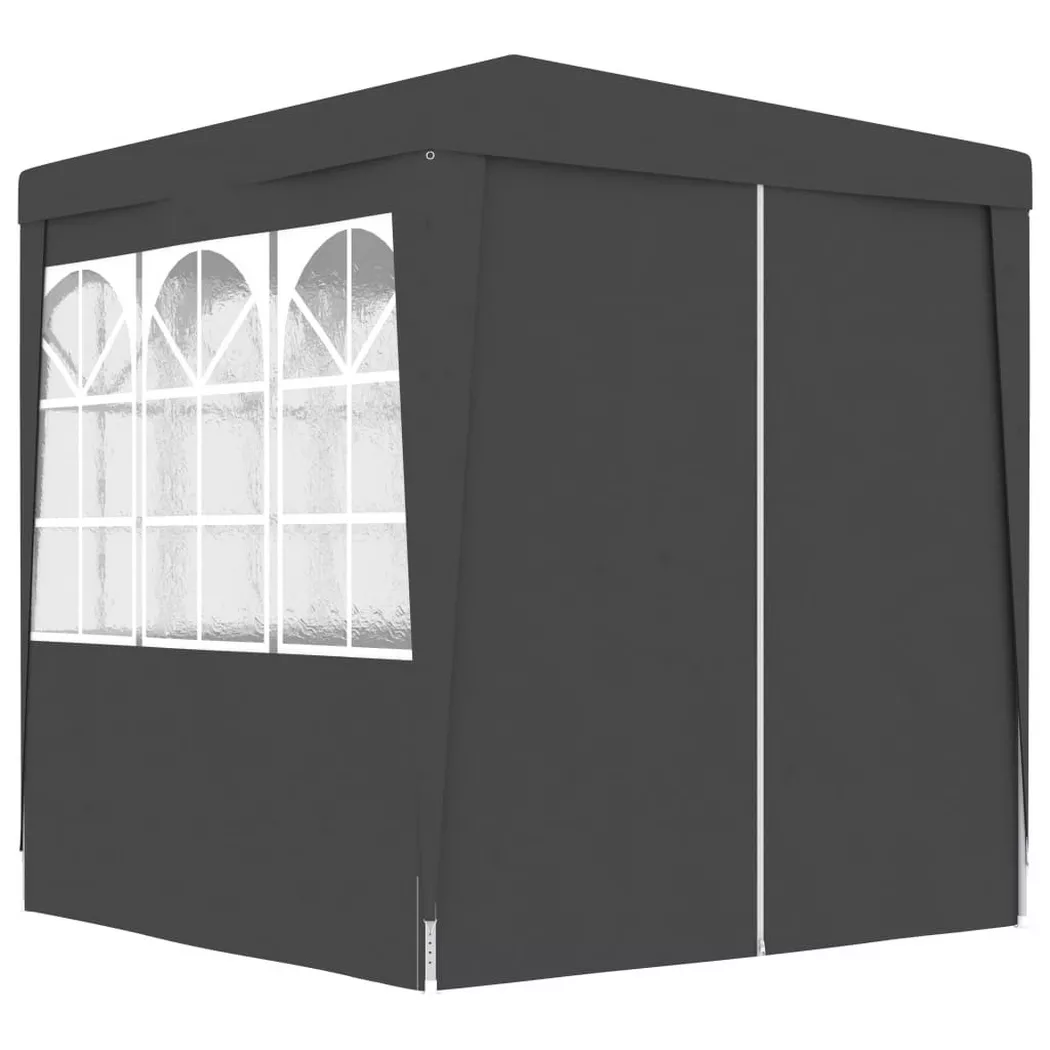 VidaXL - tenda da festa Polietilene, One Size, Grigio