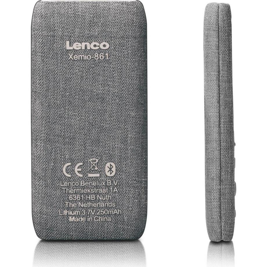 Lenco  Xemio-861 MP3 Player, Grau, 8GB 