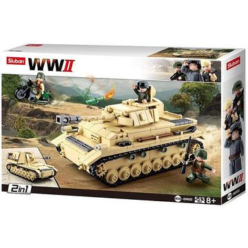 Army WWII Deutscher Panzer (543Teile)