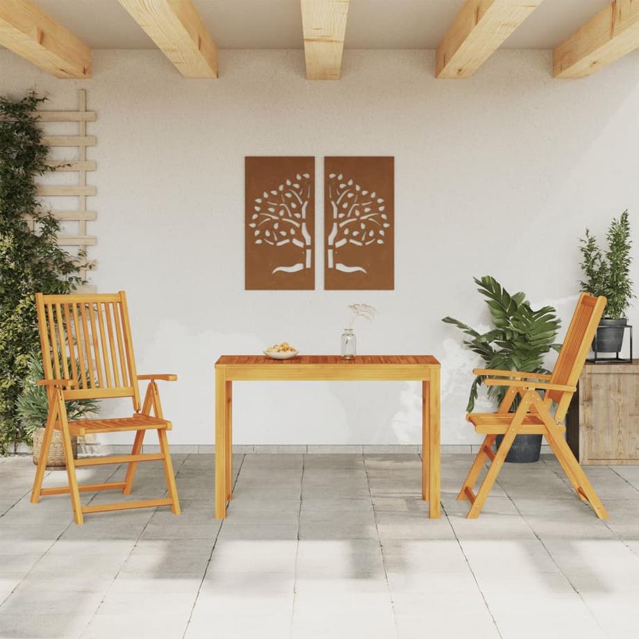 VidaXL set da pranzo da giardino Legno di acacia  