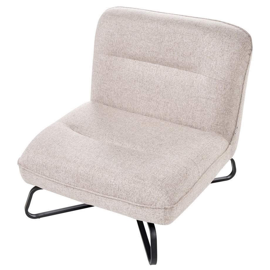 Beliani Fauteuil en Tissu Moderne LINDAL  
