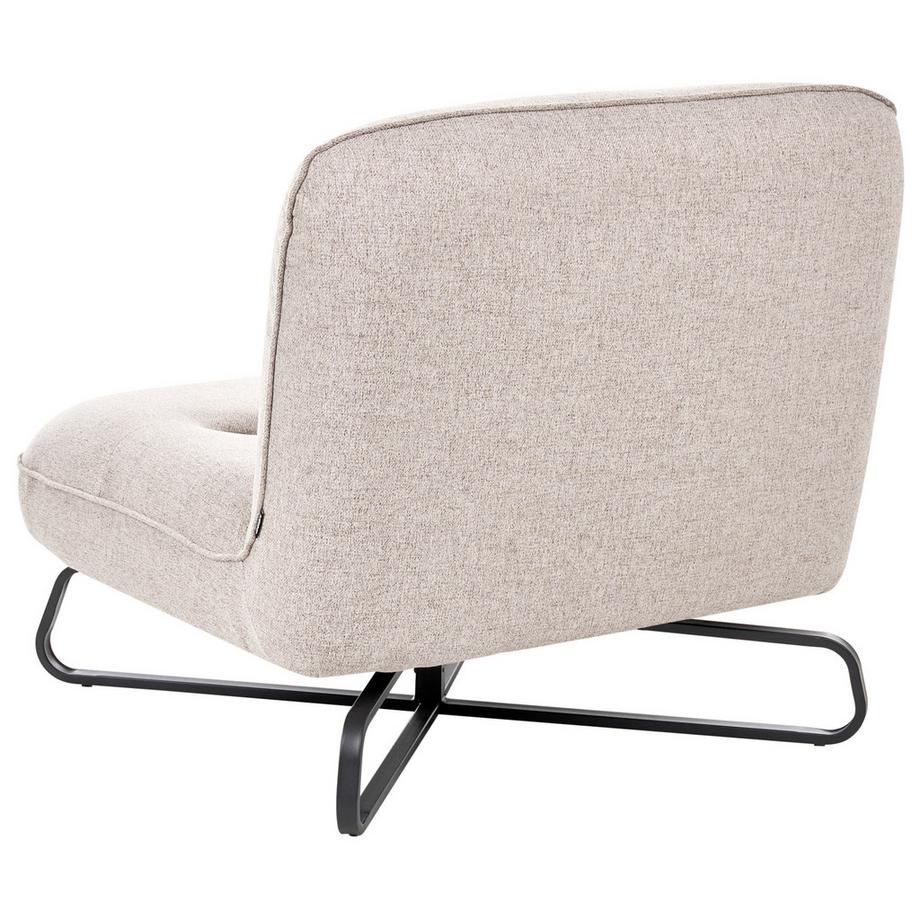 Beliani Fauteuil en Tissu Moderne LINDAL  