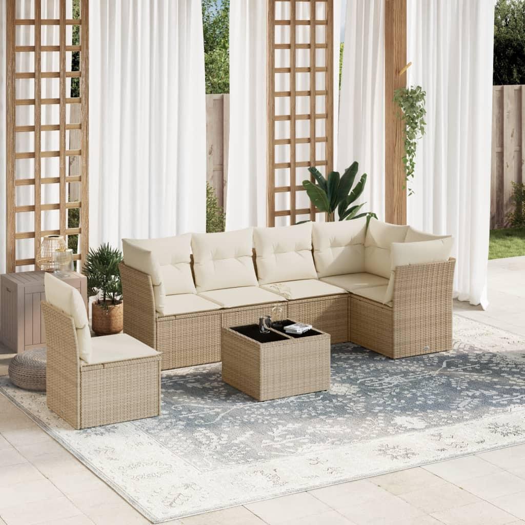 VidaXL Garten sofagarnitur poly-rattan  