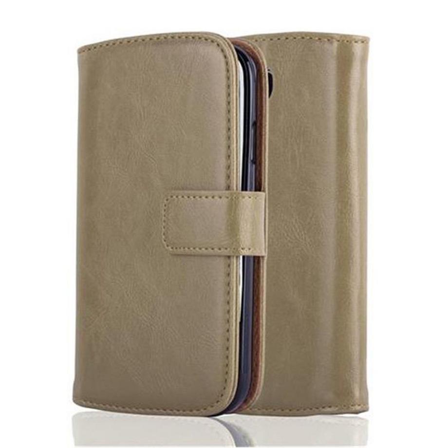 Cadorabo  Housse compatible avec Samsung Galaxy S4 - Coque de protection avec fermeture magnétique, fonction de support et compartiment pour carte 