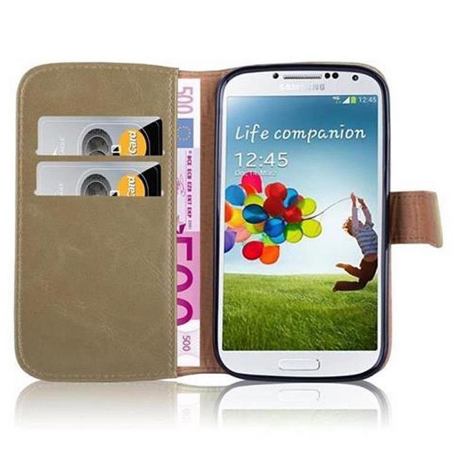 Cadorabo  Housse compatible avec Samsung Galaxy S4 - Coque de protection avec fermeture magnétique, fonction de support et compartiment pour carte 