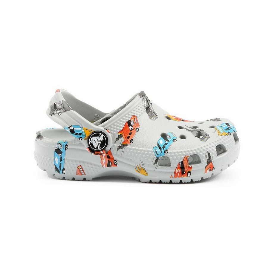 crocs Classic Race Cars Graphic Clogs  