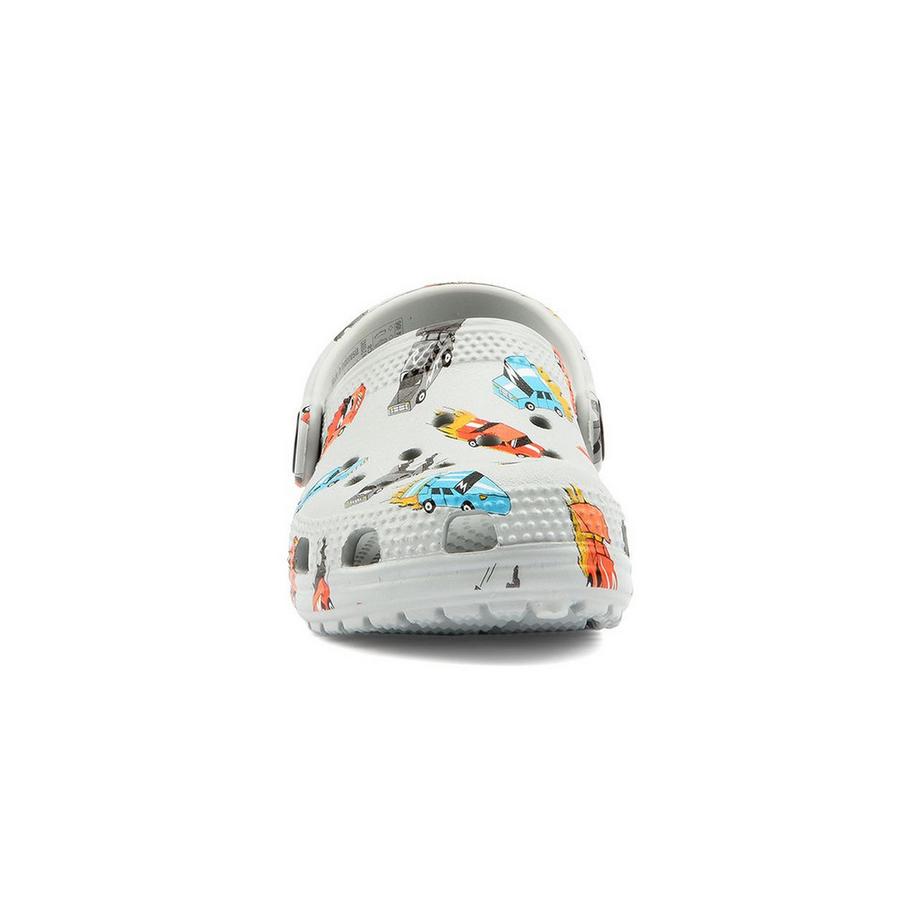 crocs Classic Race Cars Graphic Clogs  