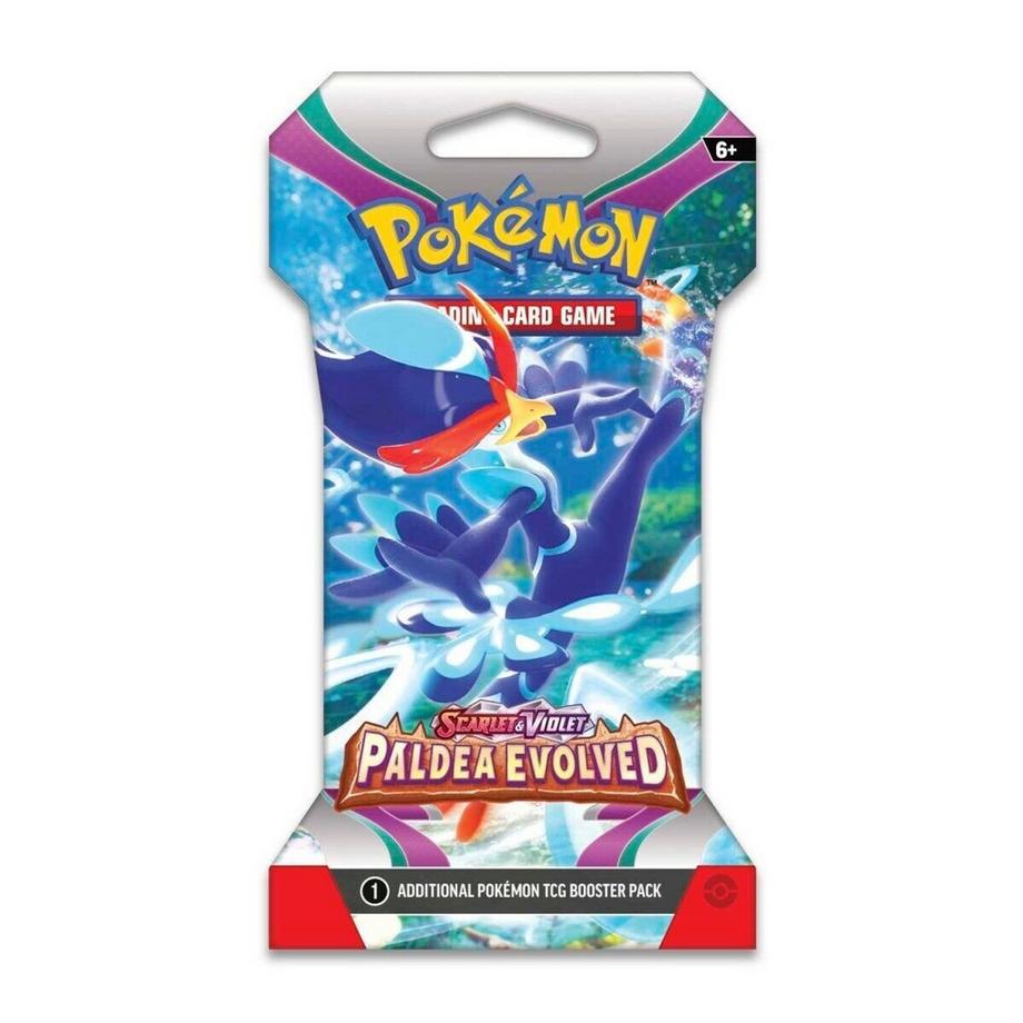 Pokemon  TCG: Scarlet & Violet - Paldea Evolved Sleeved Booster Pack (10 Cards) - EN 
