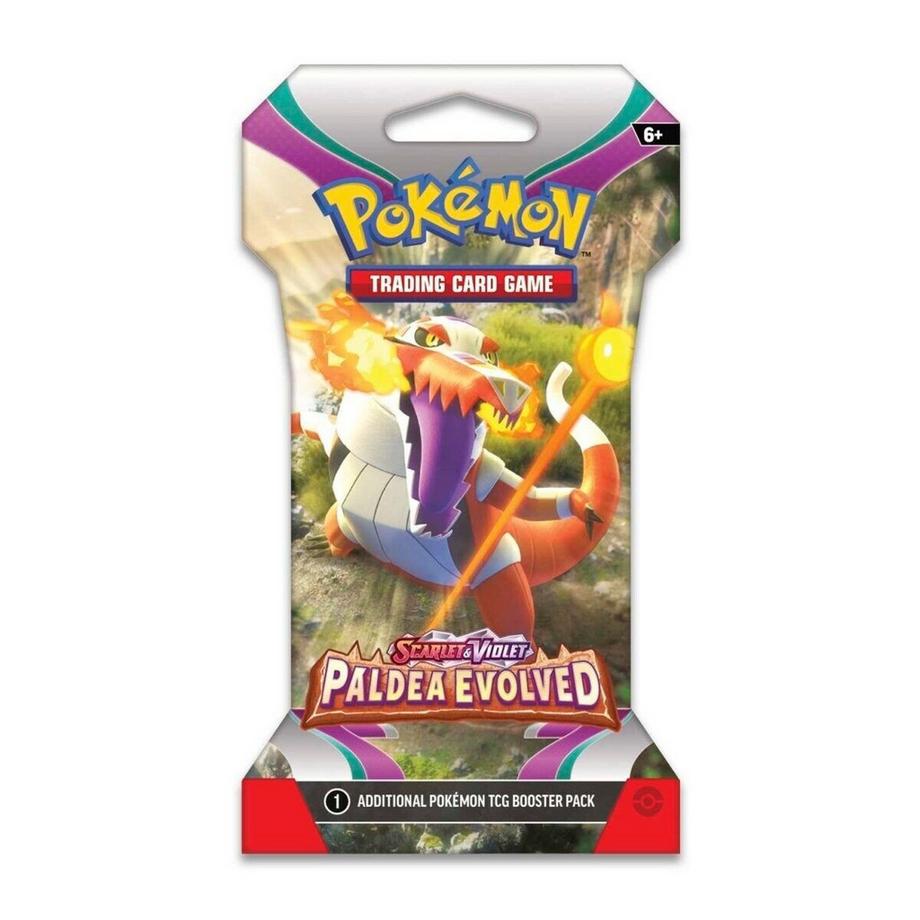 Pokemon  TCG: Scarlet & Violet - Paldea Evolved Sleeved Booster Pack (10 Cards) - EN 