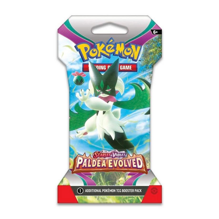 Pokémon  TCG: Scarlet & Violet - Paldea Evolved Sleeved Booster Pack (10 Cards) - EN 