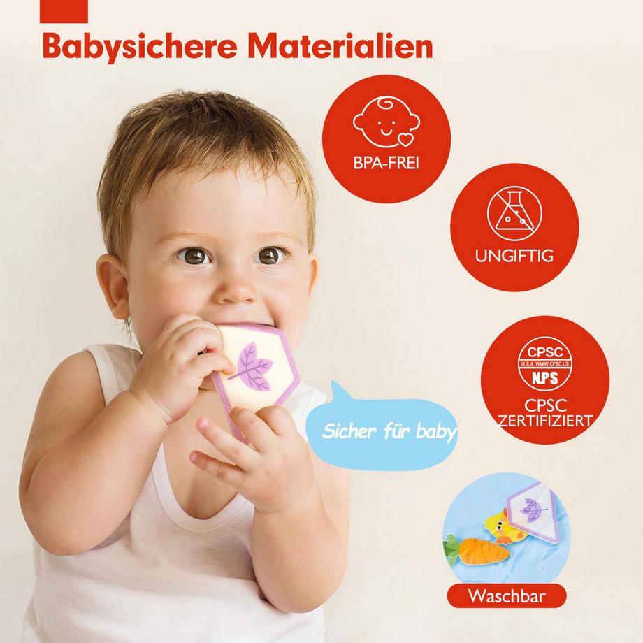 Activity-board  Busy Board 3D Felt Farm Quiet Book Förderung der Feinmotorik 