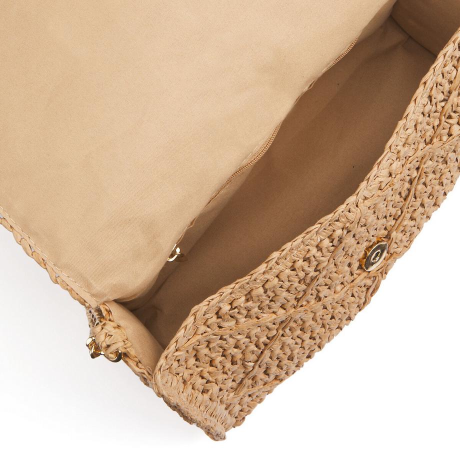 La Redoute Collections Geflochtene Tasche mit Schulterkette  