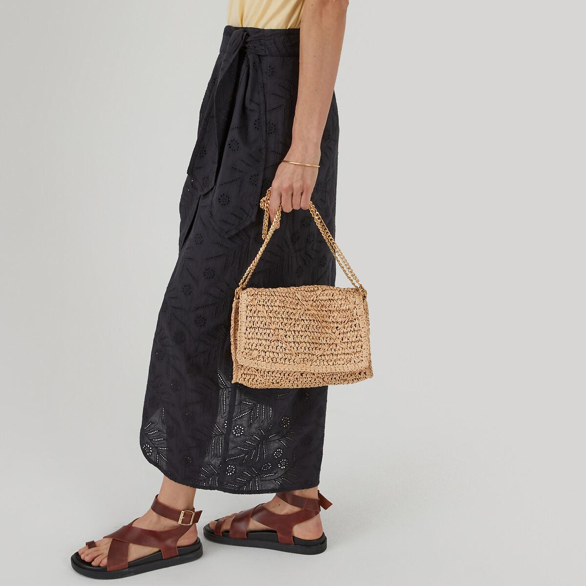 La Redoute Collections Sac tressé avec chaîne d'épaule  