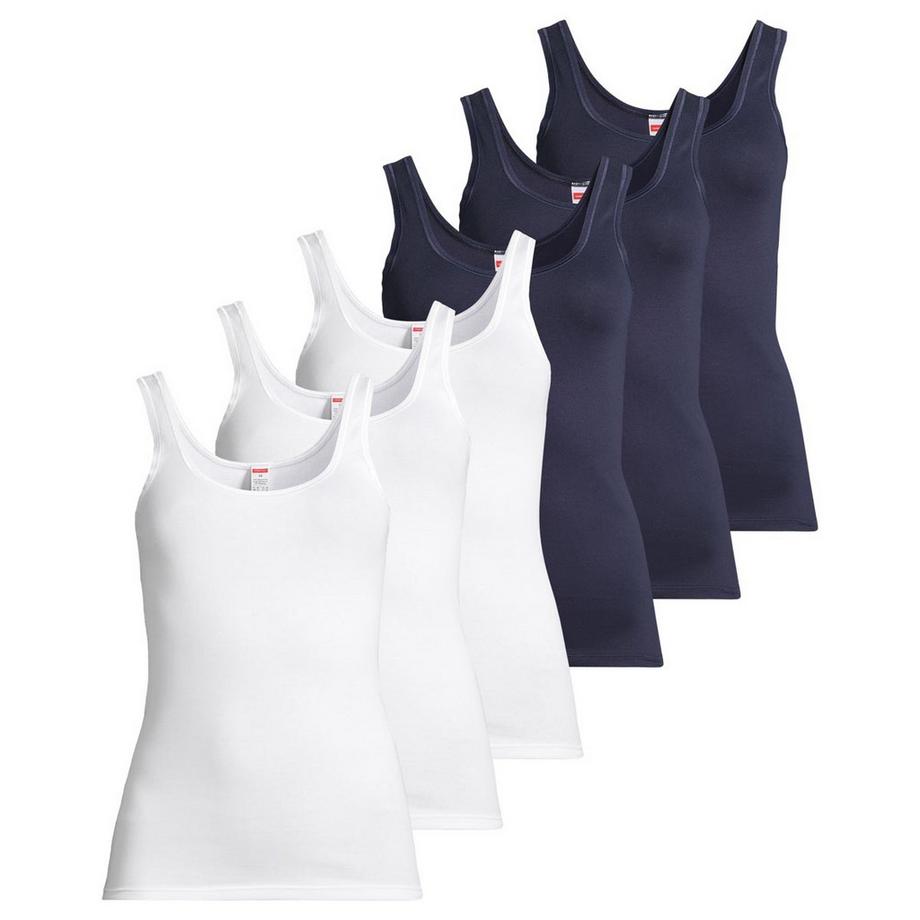 6er Pack Feinripp - Unterhemd / Top