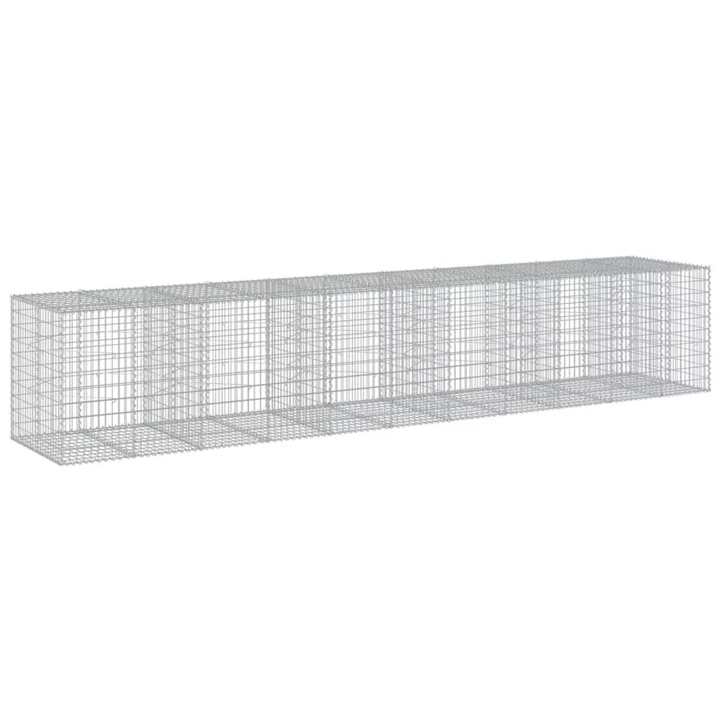 VidaXL - Panier gabion fer, One Size, Argent