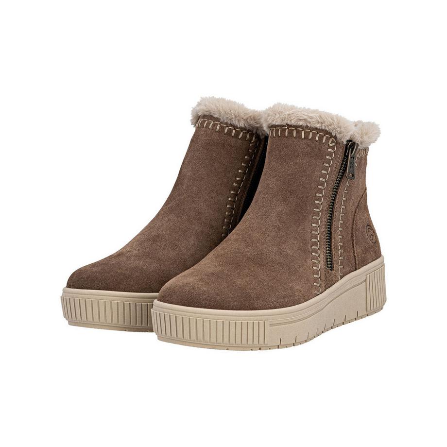 Remonte Stiefelette mit Seitenreissverschluss und Warmfutter  