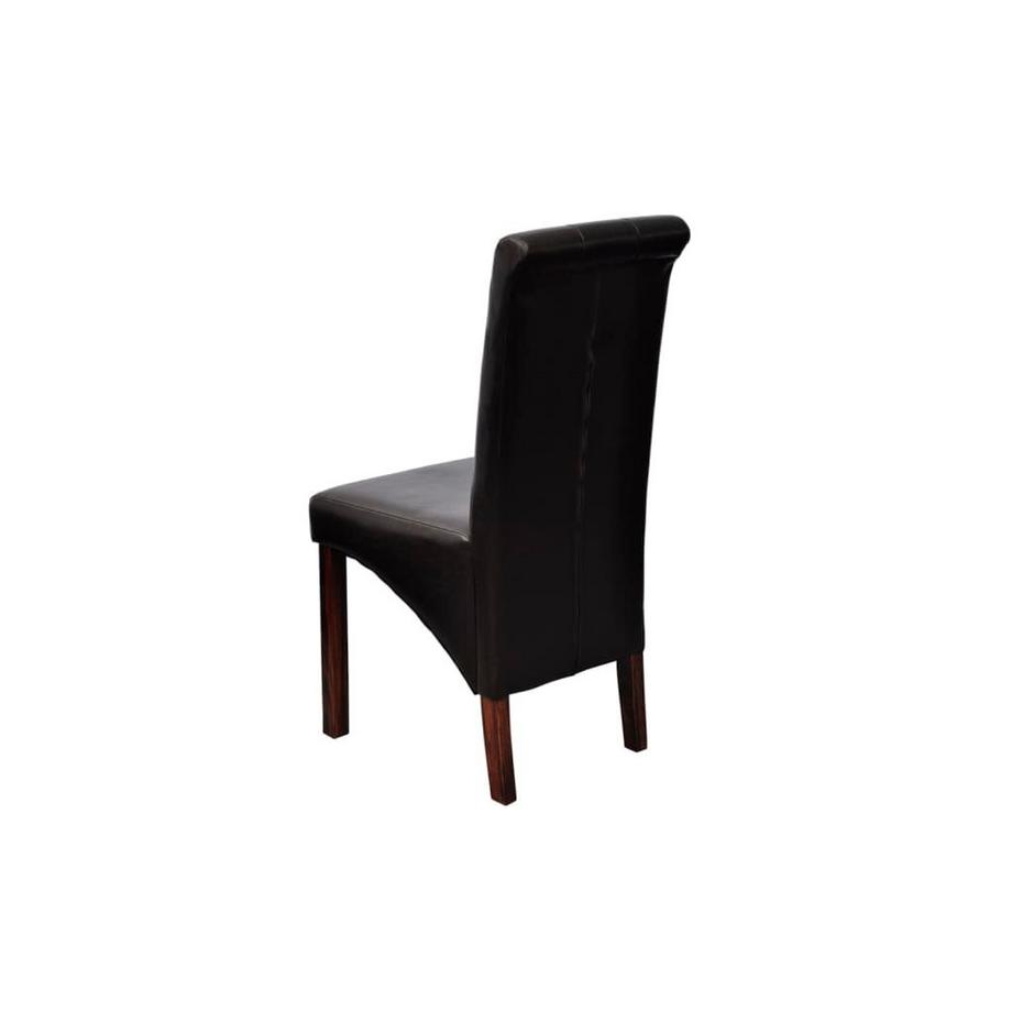 VidaXL Chaise de salle à manger cuir artificiel  