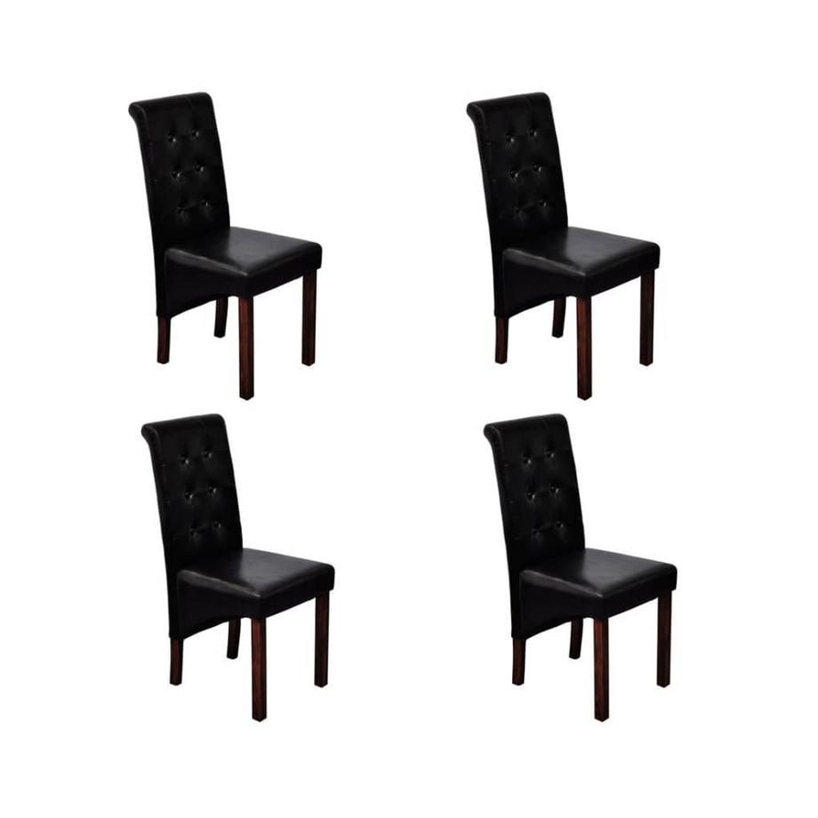 Chaise de salle à manger cuir artificiel