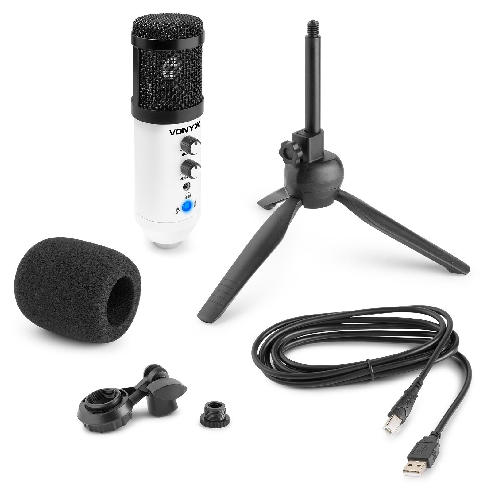 Vonyx  Kondensatormikrofon CM320W (Home-Studio, Live, Interview / Vortrag, Karaoke) 