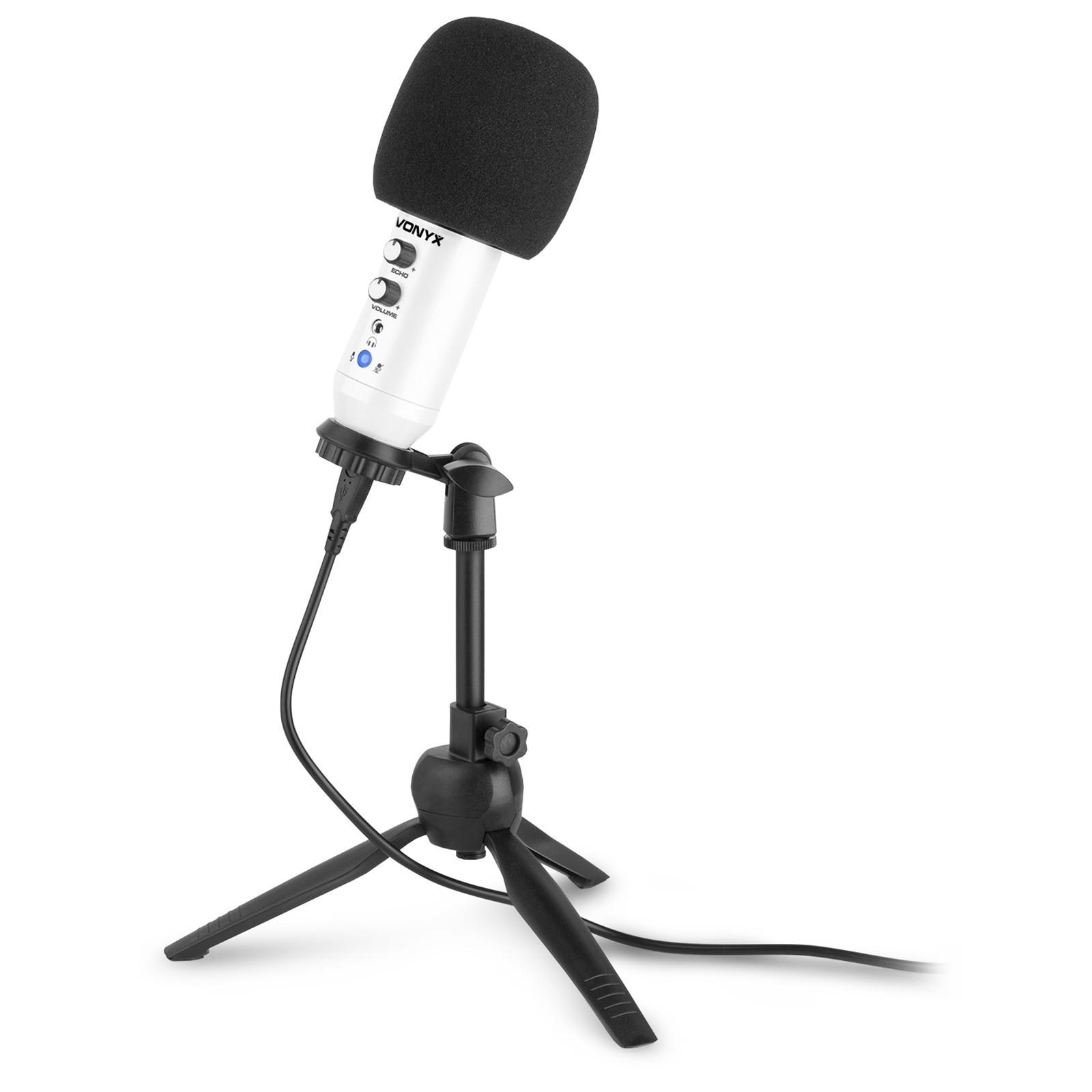 Vonyx  Vonyx CM320W Bianco Microfono da studio 
