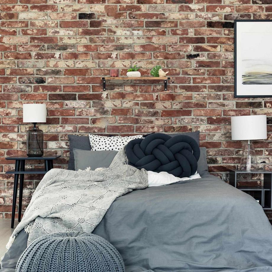 Northix 2er-Set Industrie-Wandregale  