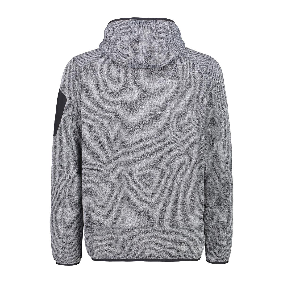 CMP Giacca con Cappuccio Knit-Tech Pile  