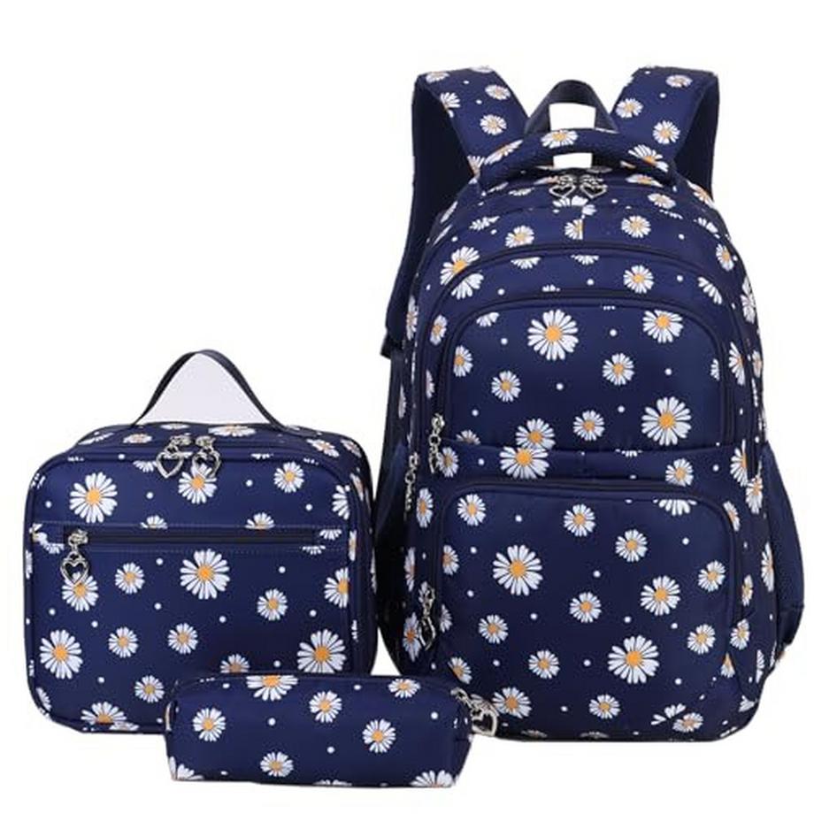 Only-bags.store  Schulranzen Schulrucksack Schulranzen Schulfreizeit mit Brotzeittasche und Federtasche 
