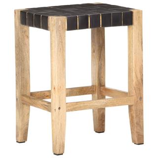 VidaXL Tabouret de bar cuir  