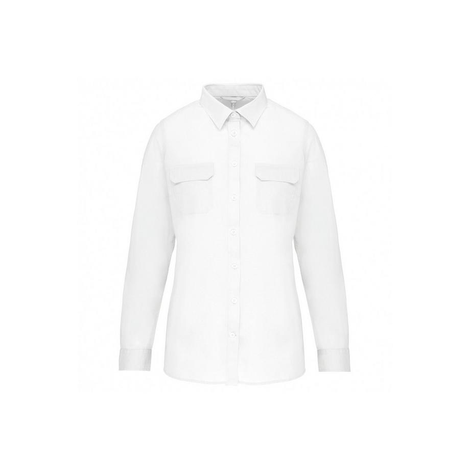 Kariban Afari Camicia Maniche Lunghe  