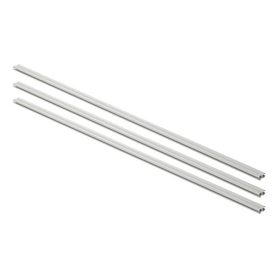 Pricenet  Doppelte Zeltschiene 80 cm - 3er-Set 
