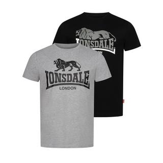 LONSDALE Loscoe Kurzarm T-Shirt Doppelpack  