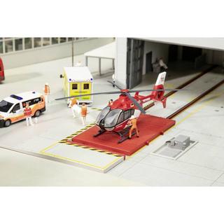 FALLER  H0 Hubschrauber EC135 Luftrettung 