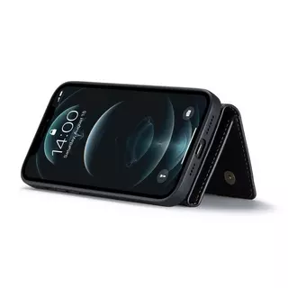 Cover-Discount  iPhone 13 Pro Max - Étui avec pochette pour carte de crédit Noir