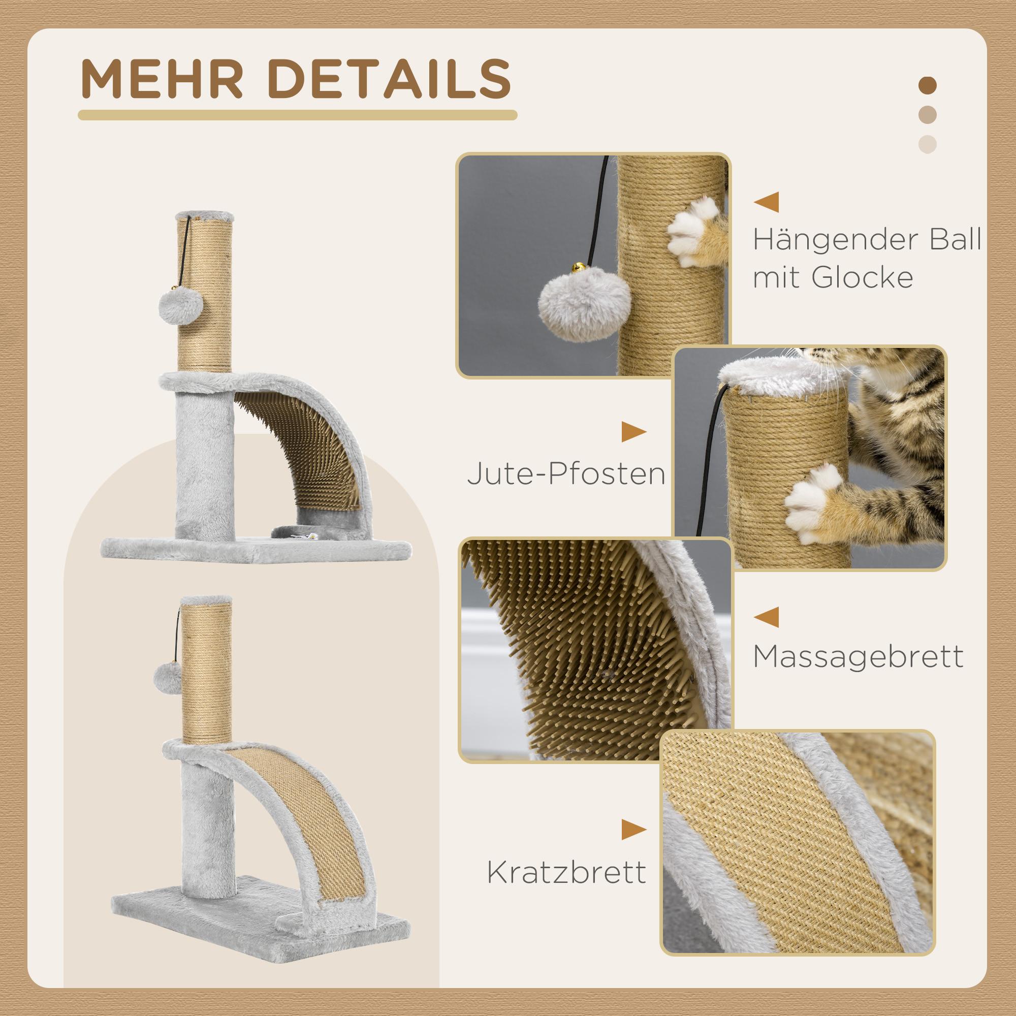 PawHut  Poteau à gratter 