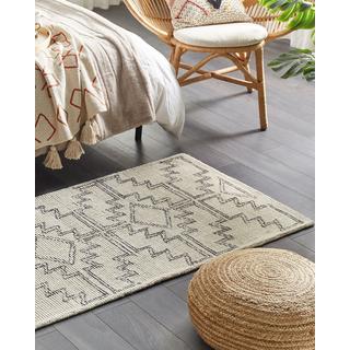 Beliani Tapis en Laine Boho URLA  