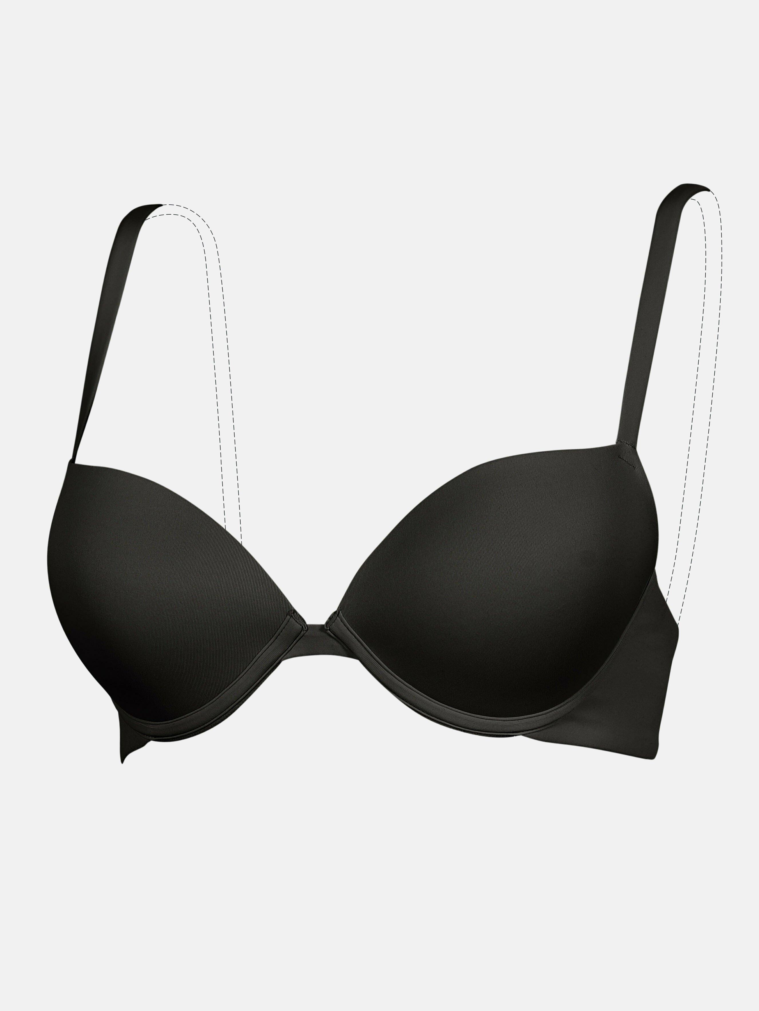 Lisca  Reggiseno push-up in gel nero Bella 