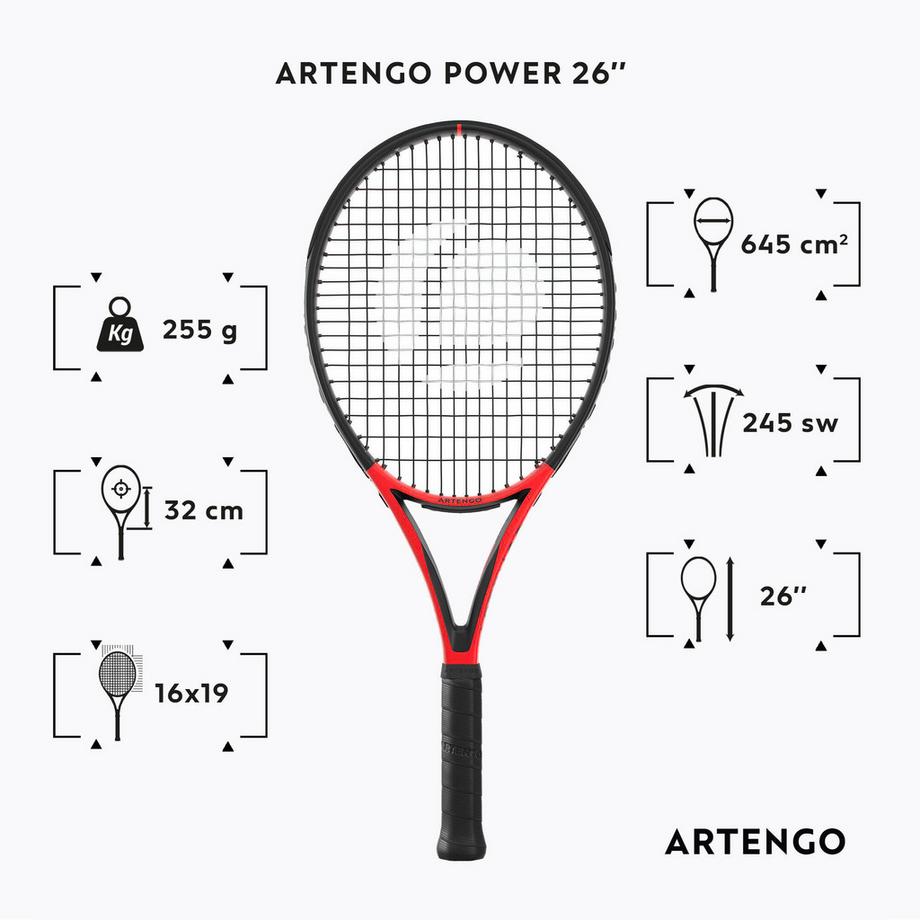 ARTENGO  Raquette de tennis - TR990 POWER 26 