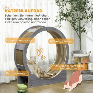 PawHut  Katzenlaufrad 