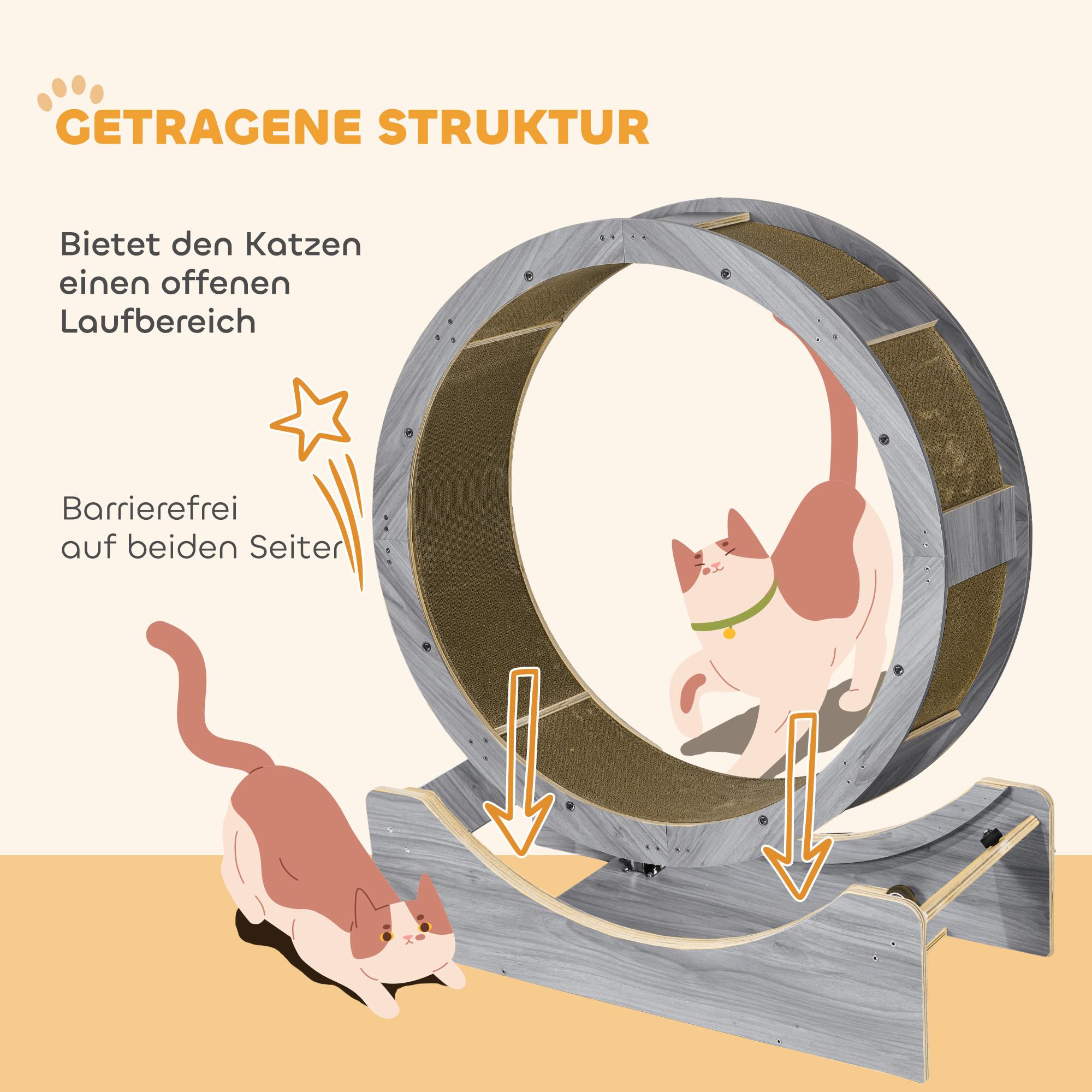 PawHut  Katzenlaufrad 