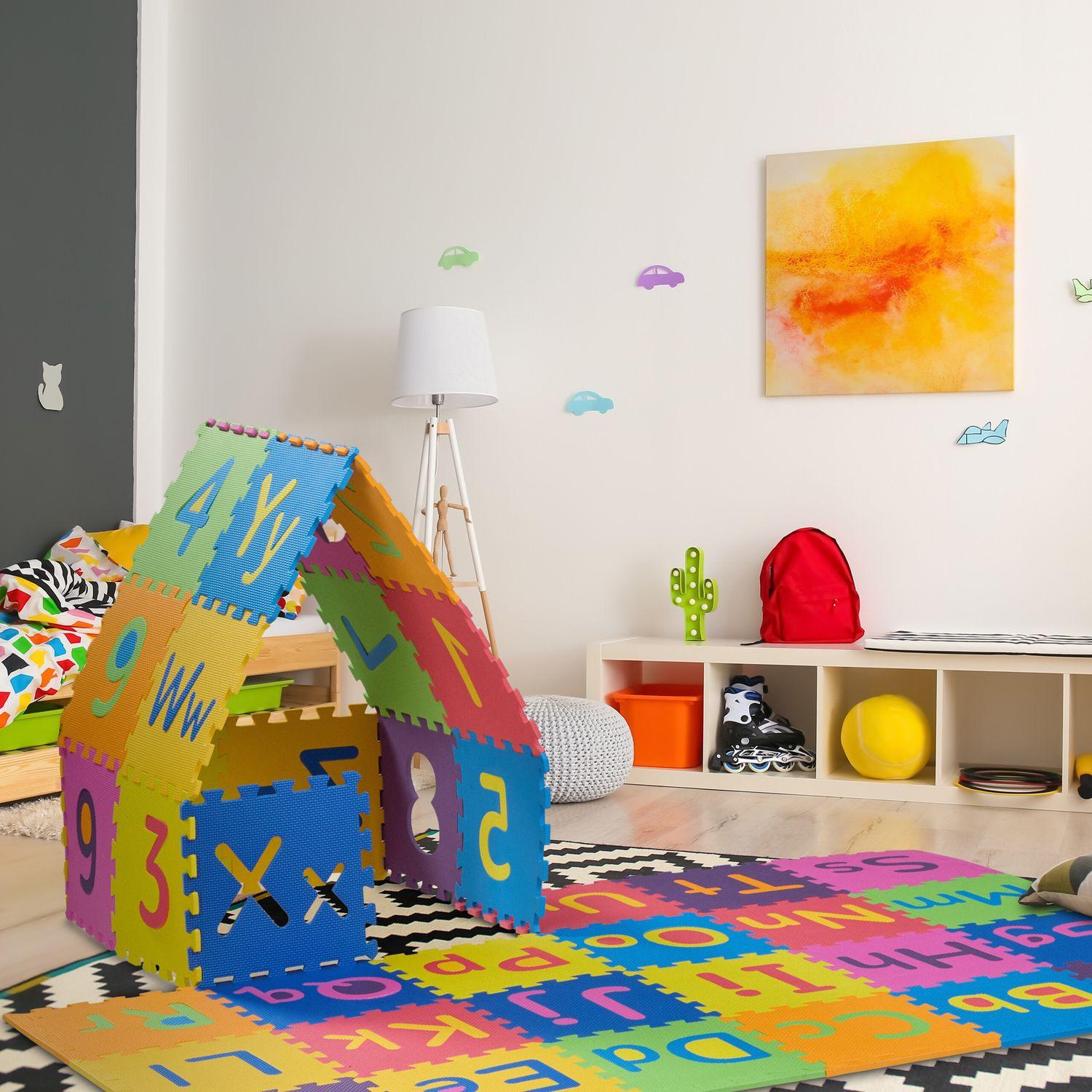 B2X Puzzlematte mit ABC und Zahlen  