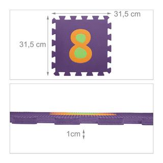 B2X Puzzlematte mit ABC und Zahlen  