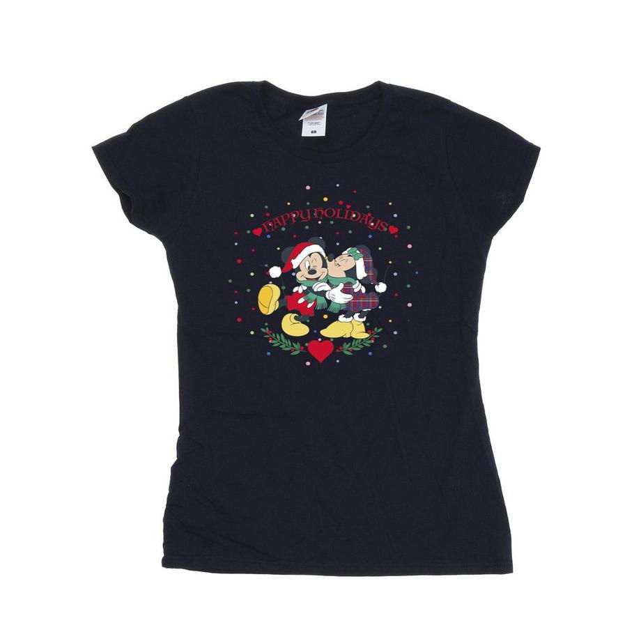 Disney Mickey et Minnie Happy Holidays T-Shirt  