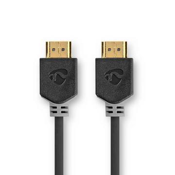 Câble HDMI™ Ultra High Speed | Connecteur HDMI™ | Connecteur HDMI™ | 8K@60Hz | 48 Gbps | 1,00 m | Rond | 6,0 mm | Anthracite | Boîte avec fenêtre