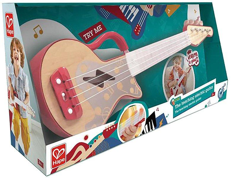 Hape  Kreativ Elektrische Lern-Ukulele Rot 