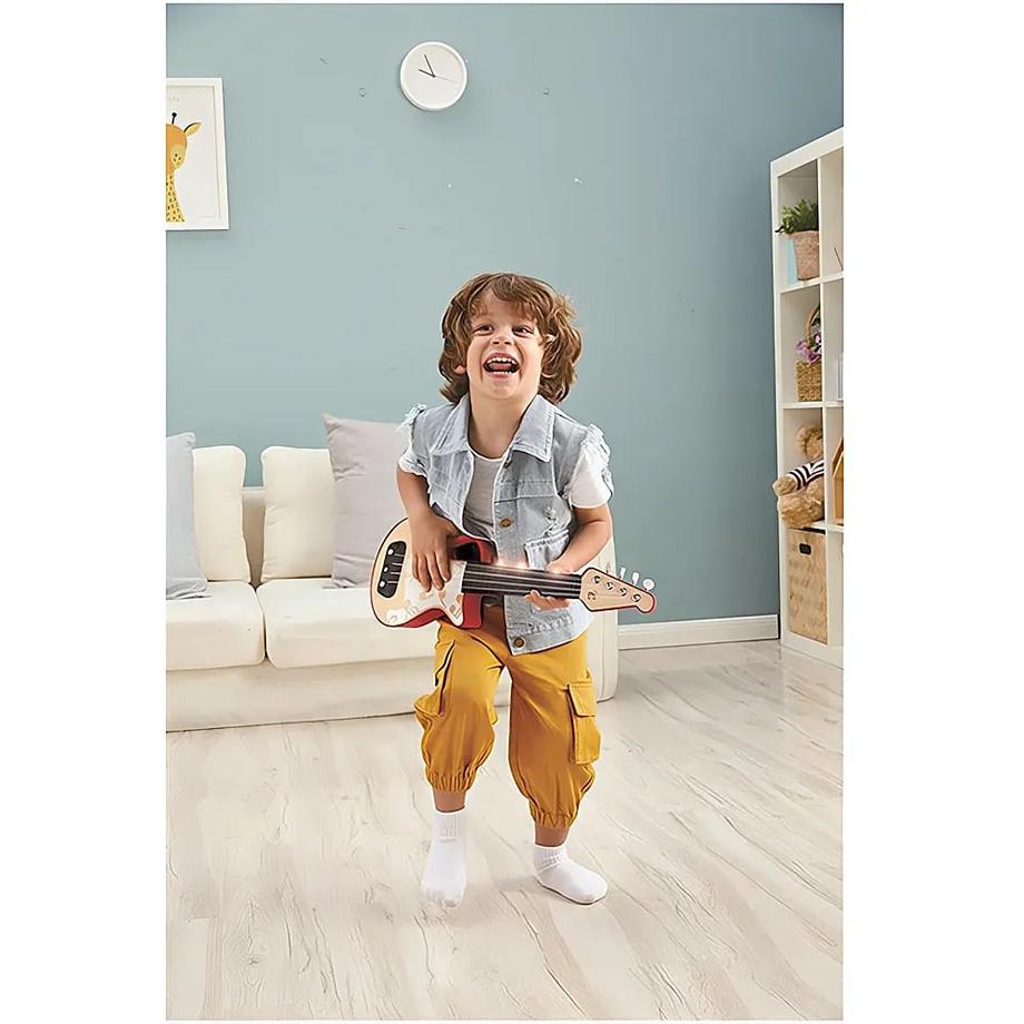 Hape  Kreativ Elektrische Lern-Ukulele Rot 