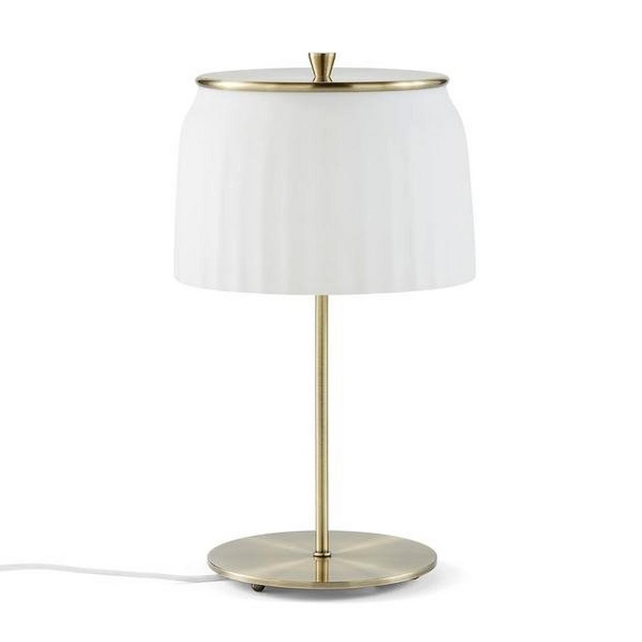 Lampe sur pied opaline Canelé