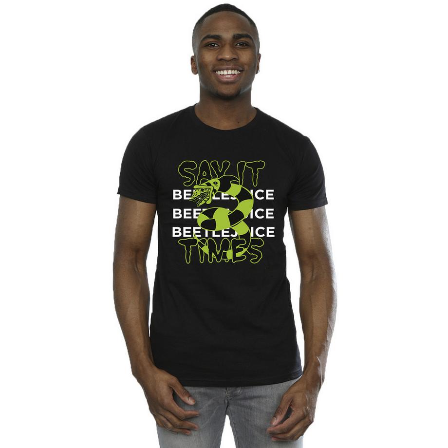 Beetlejuice Say It 3 Times T-Shirt  