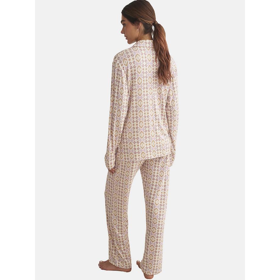 Selmark Etnica Pyjama Set Manches Longues  