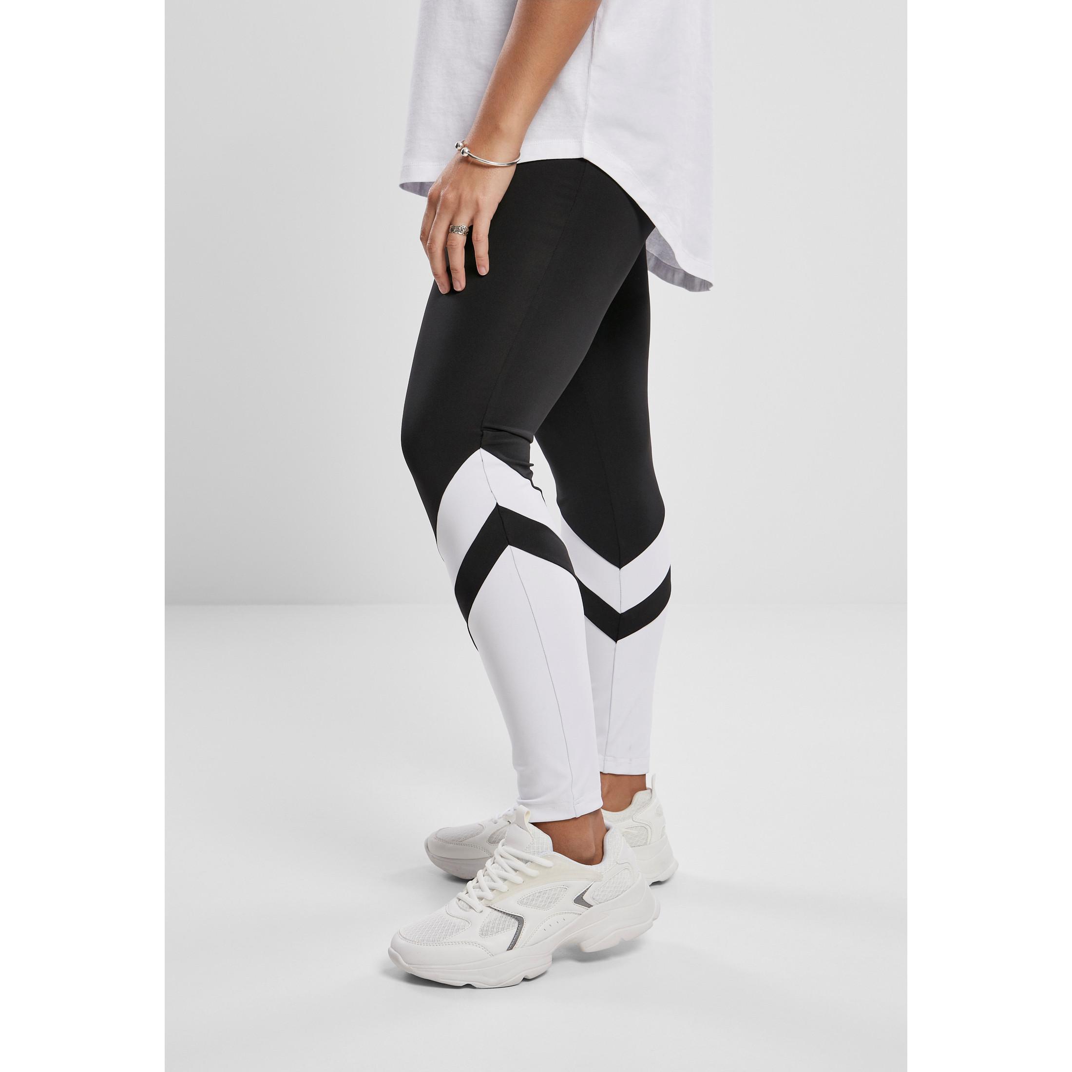 URBAN CLASSICS  damen-leggings arrow high waist (grandes tailles) 